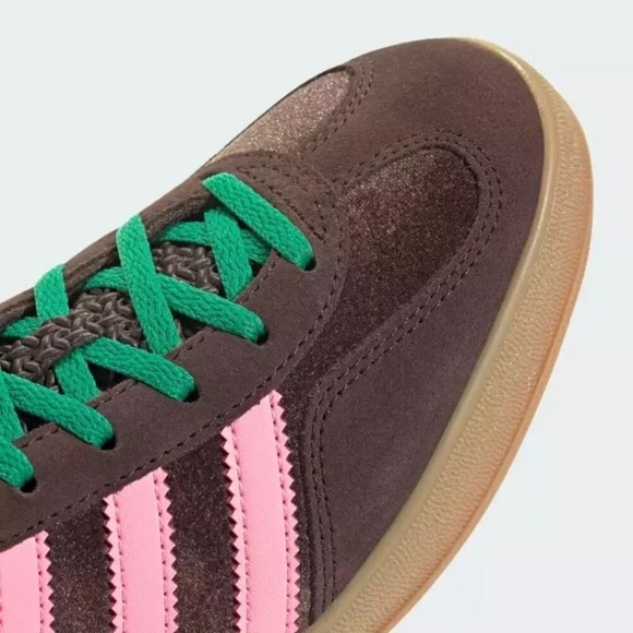 10W - [NEW] Women's adidas Gazelle Indoor Shoes 'Dark Brown' JI2714 - Picture 6 of 8